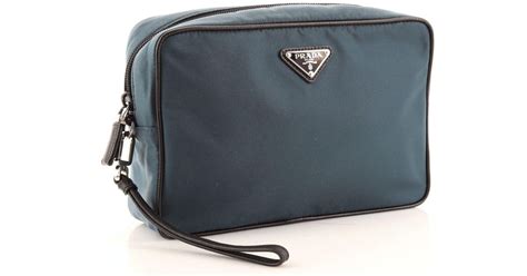 small prada toiletry bag|prada tessuto nylon pouch.